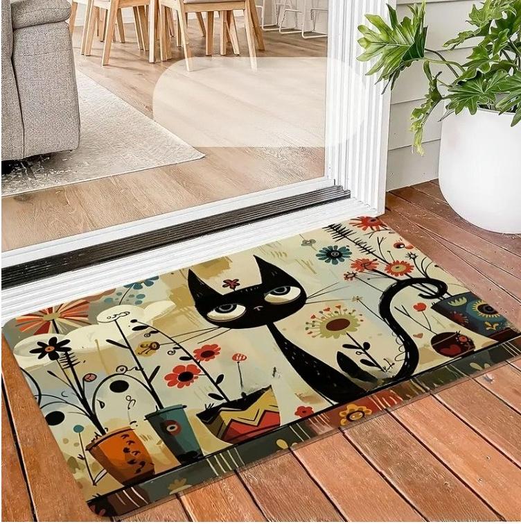 1 шт. анти-усталостные кухонные коврики, цветочный принт с изображением черной кошки, водонепроницаемый нескользящий толстый мягкий кухонный коврик, прочный, удобный стоячий коврик для кухни 40*60cm
1 шт. анти-усталостные кухонные коврики, цветочный принт с изображением черной кошки, водонепроницаемый нескользящий толстый мягкий кухонный коврик, прочный, удобный стоячий коврик для кухни 40*60cm