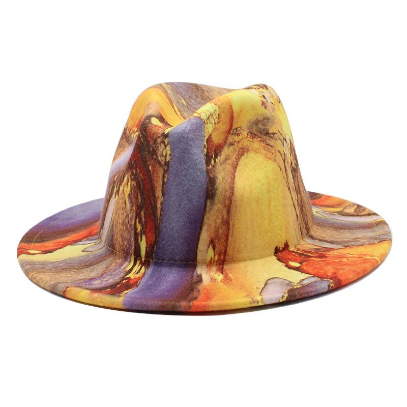 2022 Chinese Style Printed Woolen Jazz Top Hat Men S And Women S Big Eaves Hat M(56-58cm)
2022 Chinese Style Printed Woolen Jazz Top Hat Men S And Women S Big Eaves Hat M(56-58cm)