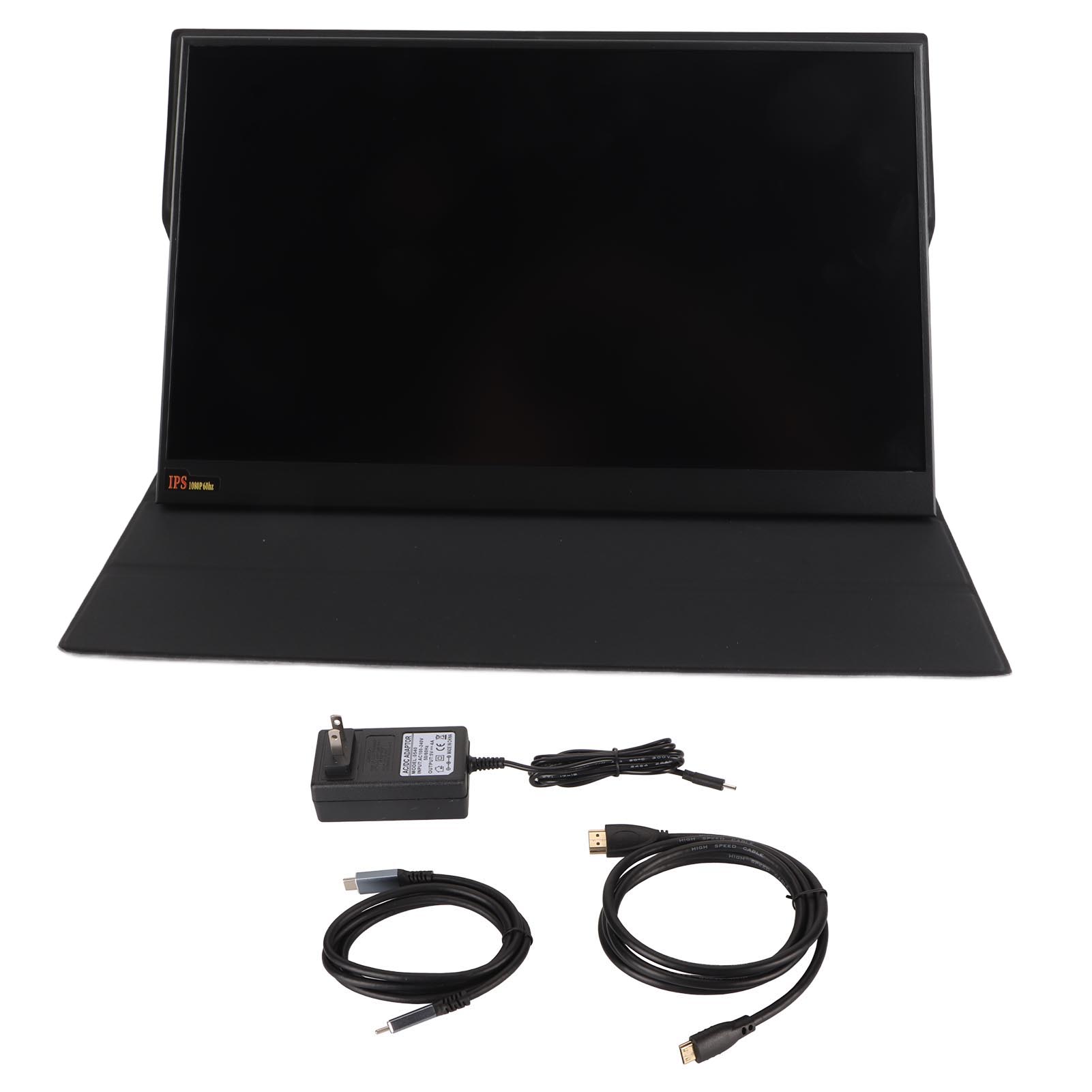 15,6-дюймовый портативный монитор USB C Mini HD мультимедийный интерфейс 1080P дорожный монитор с двумя динамиками US Plug
15,6-дюймовый портативный монитор USB C Mini HD мультимедийный интерфейс 1080P дорожный монитор с двумя динамиками US Plug