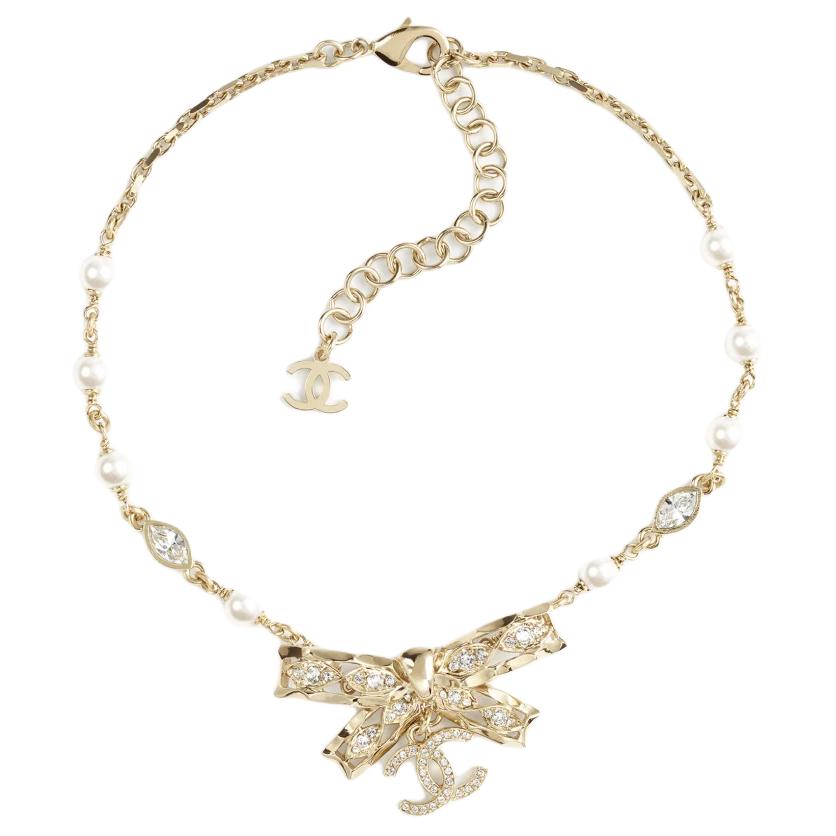 Chanel Bow Double C Pendant Necklace Women necklace Gold ABD494-B16785-NY393 Shopping Bag
Chanel Bow Double C Pendant Necklace Women necklace Gold ABD494-B16785-NY393 Shopping Bag