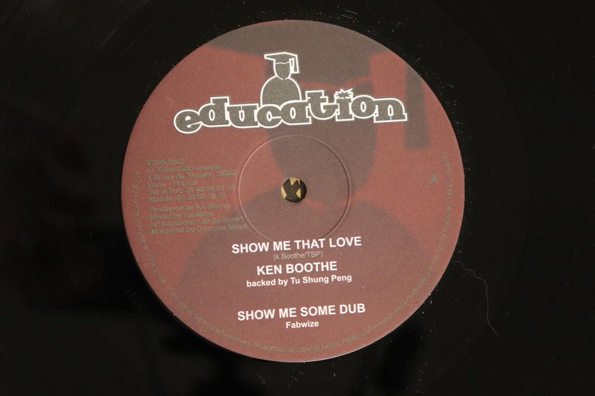 10inch Record KEN BOOTHE RAS DANIEL RAY BACKED Show Me That Love Princess EDUK1002 EDUCATION 2006 France Reggae Ska Dub Used
10inch Record KEN BOOTHE RAS DANIEL RAY BACKED Show Me That Love Princess EDUK1002 EDUCATION 2006 France Reggae Ska Dub Used