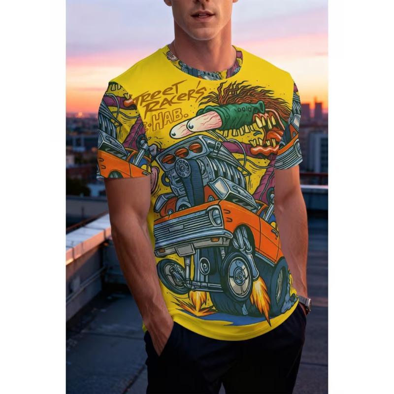 Men s Retro 3D Graphic Print T-Shirt - Perfect for Daily Wear and Vacation XL
Men s Retro 3D Graphic Print T-Shirt - Perfect for Daily Wear and Vacation XL
