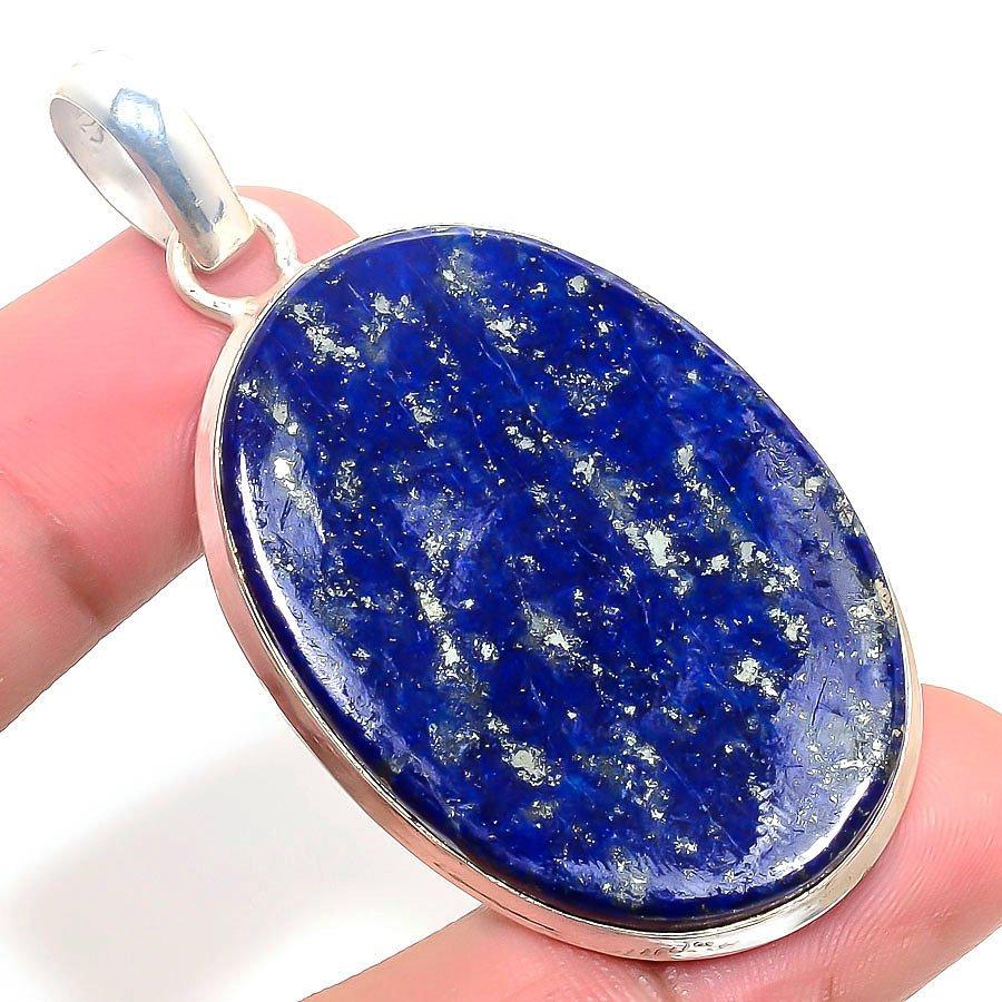 Подвеска из серебра 925 пробы с драгоценным камнем лазурит 2,26 дюйма
Подвеска из серебра 925 пробы с драгоценным камнем лазурит 2,26 дюйма