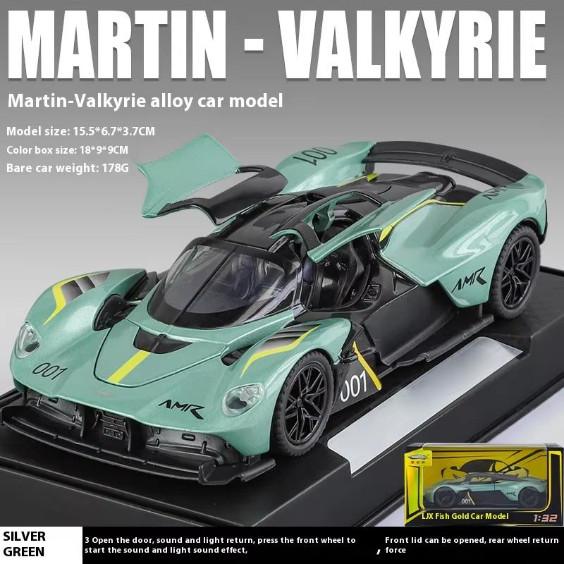 1:32 Aston Martin Valkyrie AMR 001 Супер спортивный автомобиль Литой металлический сплав Модель автомобиля Звук и свет Коллекционирование хобби Подарок на день рождения зелёный
1:32 Aston Martin Valkyrie AMR 001 Супер спортивный автомобиль Литой металлический сплав Модель автомобиля Звук и свет Коллекционирование хобби Подарок на день рождения зелёный