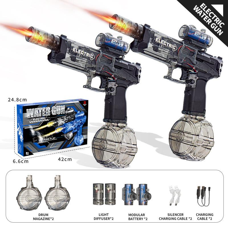 Водяной пистолет с подсветкой и большой дальностью стрельбы, подходит для взрослых и детей.
Водяной пистолет с подсветкой и большой дальностью стрельбы, подходит для взрослых и детей.
