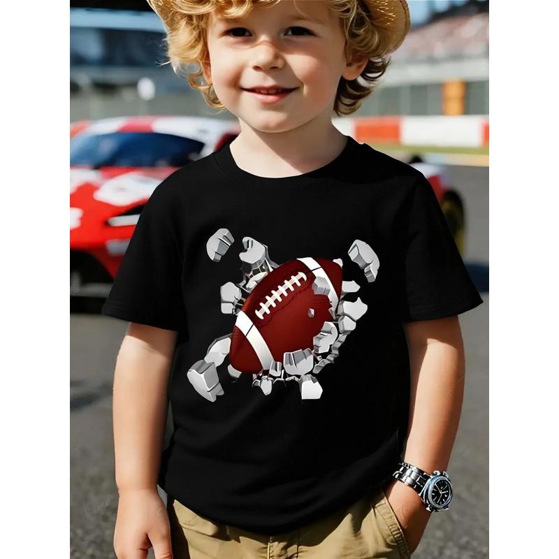 European sizes Boys Short-Sleeve T-Shirt | Sports Theme, Football Print, Trendy Pattern Design, Soft and Comfortable, Crew Neck, Regular Fit 98cm чёрный
European sizes Boys Short-Sleeve T-Shirt | Sports Theme, Football Print, Trendy Pattern Design, Soft and Comfortable, Crew Neck, Regular Fit 98cm чёрный