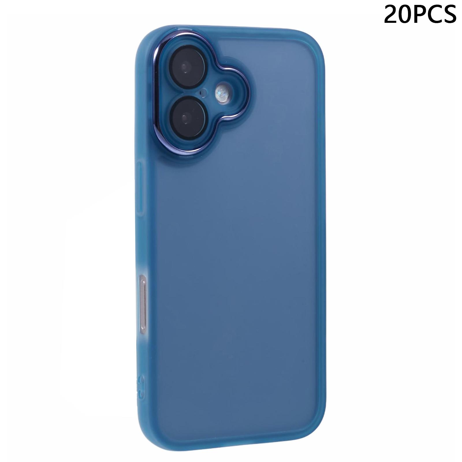 Bulk Purchasing 20Pcs For iPhone 16 Case Electroplated Camera Frame TPU Phone Cover Precise Cutouts Transparent Blue
Bulk Purchasing 20Pcs For iPhone 16 Case Electroplated Camera Frame TPU Phone Cover Precise Cutouts Transparent Blue