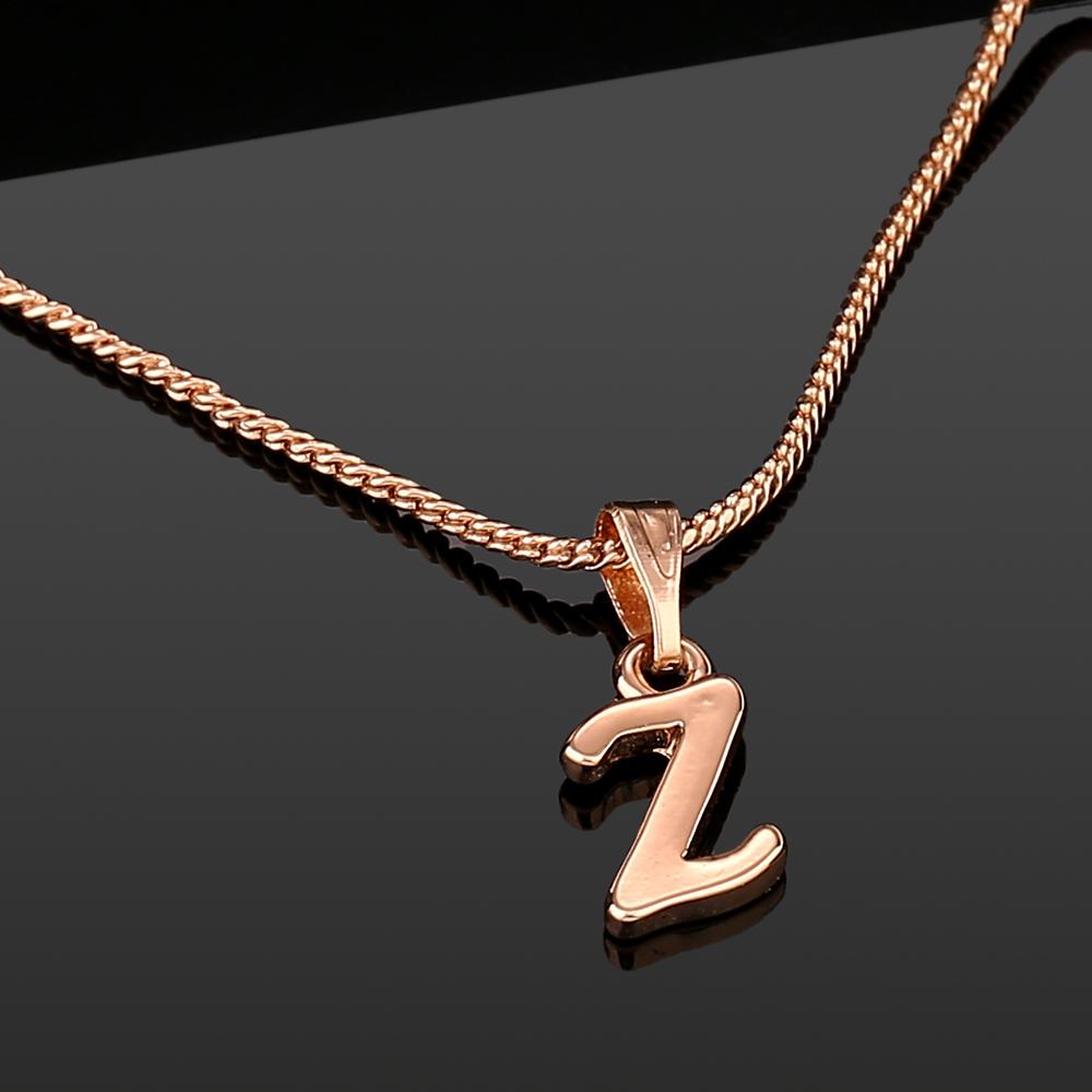 Estele Valentine gift - Подвеска Intital Z Letter с покрытием из розового золота для женщин
Estele Valentine gift - Подвеска Intital Z Letter с покрытием из розового золота для женщин