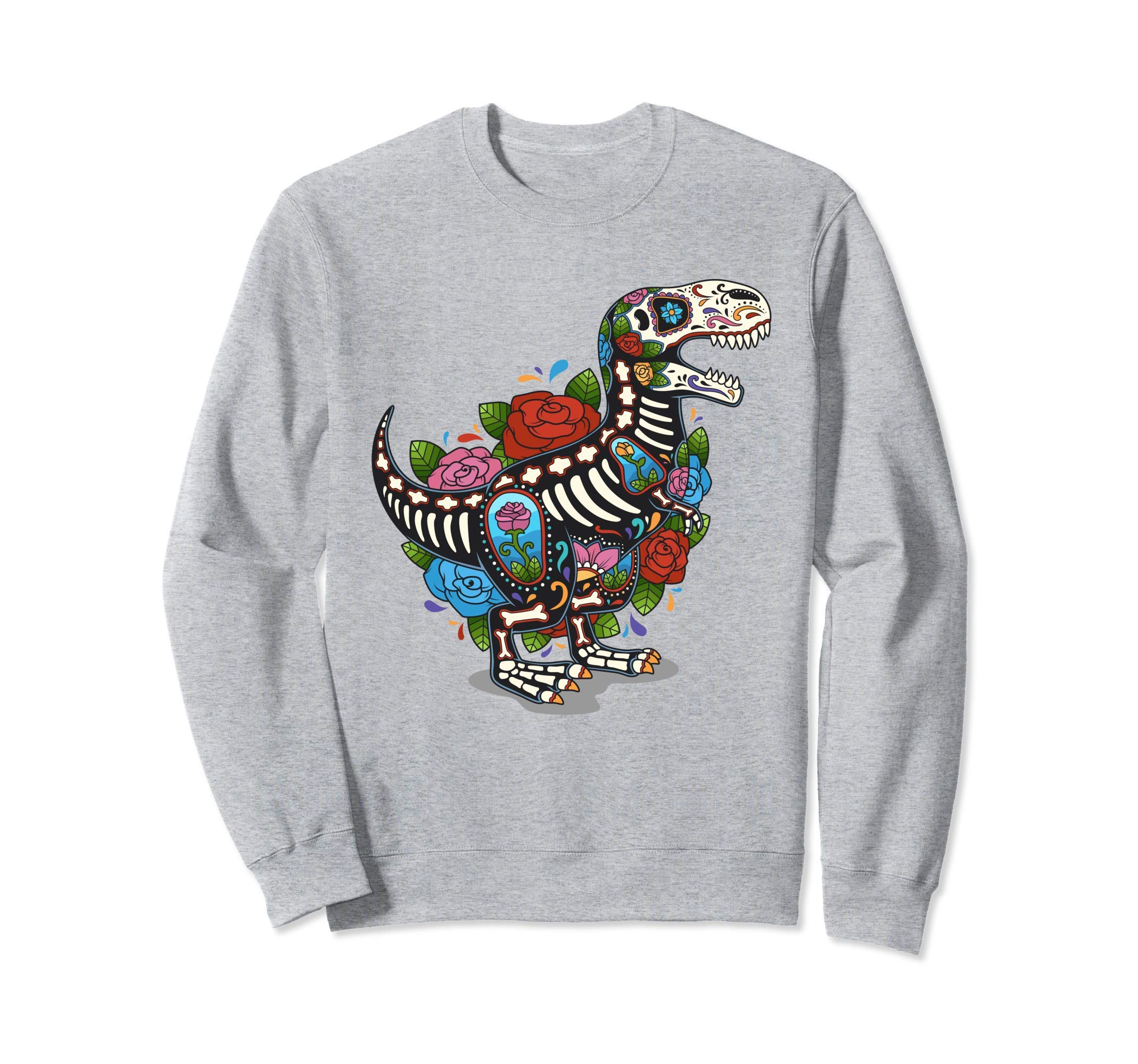 T-Rex Dino Sugar Skull Mexican Calavera Dia de los Muertos Sweatshirt
T-Rex Dino Sugar Skull Mexican Calavera Dia de los Muertos Sweatshirt