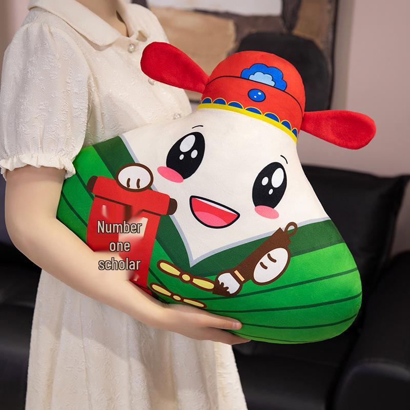 Good Luck Zongzi Plush Toy - Gaokao Success & Top Scholar Pillow for Dragon Boat Festival 15 cm (With Keychain, Hangable)
Good Luck Zongzi Plush Toy - Gaokao Success & Top Scholar Pillow for Dragon Boat Festival 15 cm (With Keychain, Hangable)