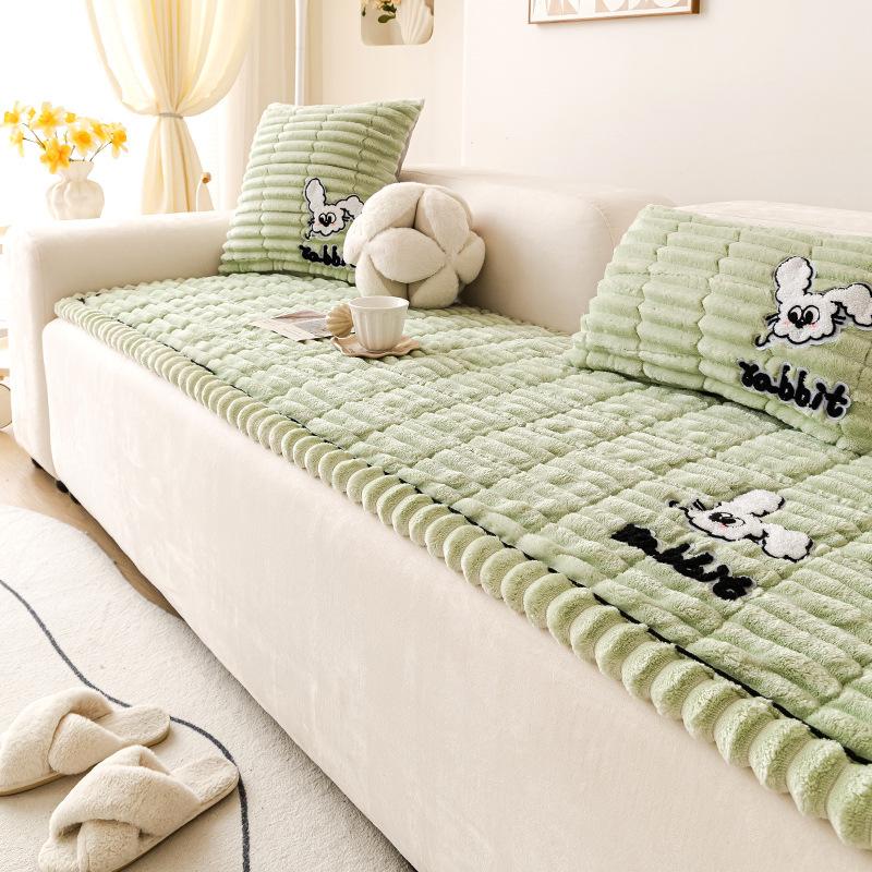 New Thickened Warm Sofa Cover Cloth Fixed Anti Slip Straight Row Sofa Cushion Cover for Autumn and Winter Season Cream Style 70x70cm світло-зелений колір
New Thickened Warm Sofa Cover Cloth Fixed Anti Slip Straight Row Sofa Cushion Cover for Autumn and Winter Season Cream Style 70x70cm світло-зелений колір