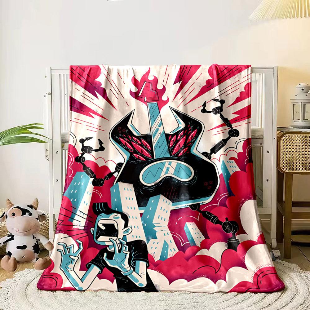 A flaming guitar with robotic arms towers over a city in chaos. for all seasons blanket lunch break throw gift 80cm x 120cm
A flaming guitar with robotic arms towers over a city in chaos. for all seasons blanket lunch break throw gift 80cm x 120cm