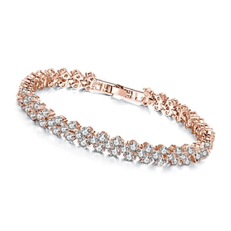 Rhinestone Charm Bangles Crystal Geometric Chain Bracelets for Women Wed Jewelry Accessories
Rhinestone Charm Bangles Crystal Geometric Chain Bracelets for Women Wed Jewelry Accessories