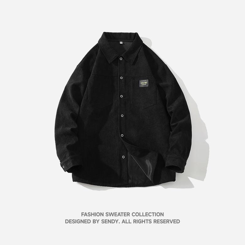 Men s Corduroy Button Down Shirt - Casual Oversized Shacket with Chest Pocket 4XL чорний
Men s Corduroy Button Down Shirt - Casual Oversized Shacket with Chest Pocket 4XL чорний