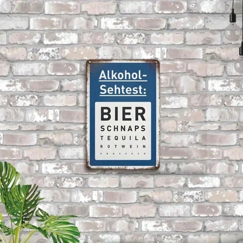 Vintage Metal Tin Sign Wall Art, Bar Pub Decor Alcohol Sight Test Poster
Vintage Metal Tin Sign Wall Art, Bar Pub Decor Alcohol Sight Test Poster