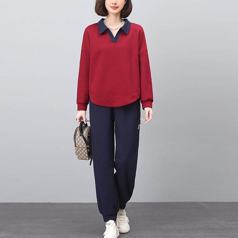 2024 Autumn Slimming Sports Suit: Fashionable, Age-Reducing Two-Piece Set XXL (140-155 jin)
2024 Autumn Slimming Sports Suit: Fashionable, Age-Reducing Two-Piece Set XXL (140-155 jin)