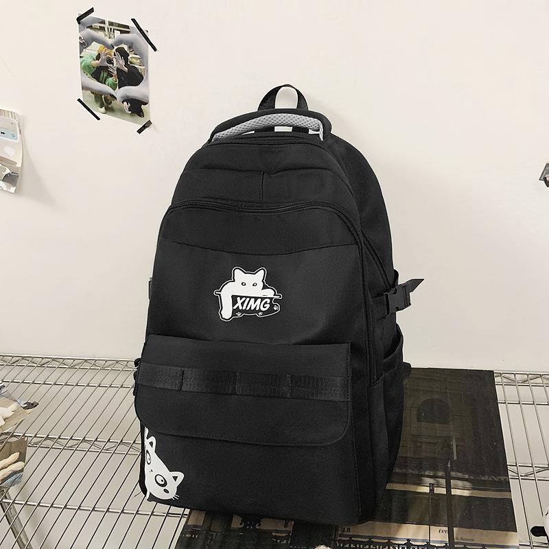 The new schoolbag is a female high-value cute kitten contrasting color primary and secondary school students level 3-6 multi-compartment backpack.
The new schoolbag is a female high-value cute kitten contrasting color primary and secondary school students level 3-6 multi-compartment backpack.