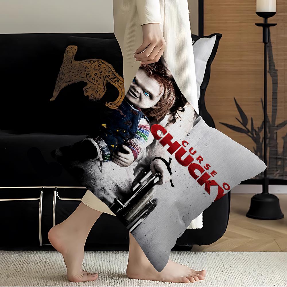 Classic Chucky Horror Movie Cushion Cover 30x50 Polyester Sofa Cushions Decorative Throw Pillows Home Decoration Pillowcover 16x16Inch
Classic Chucky Horror Movie Cushion Cover 30x50 Polyester Sofa Cushions Decorative Throw Pillows Home Decoration Pillowcover 16x16Inch