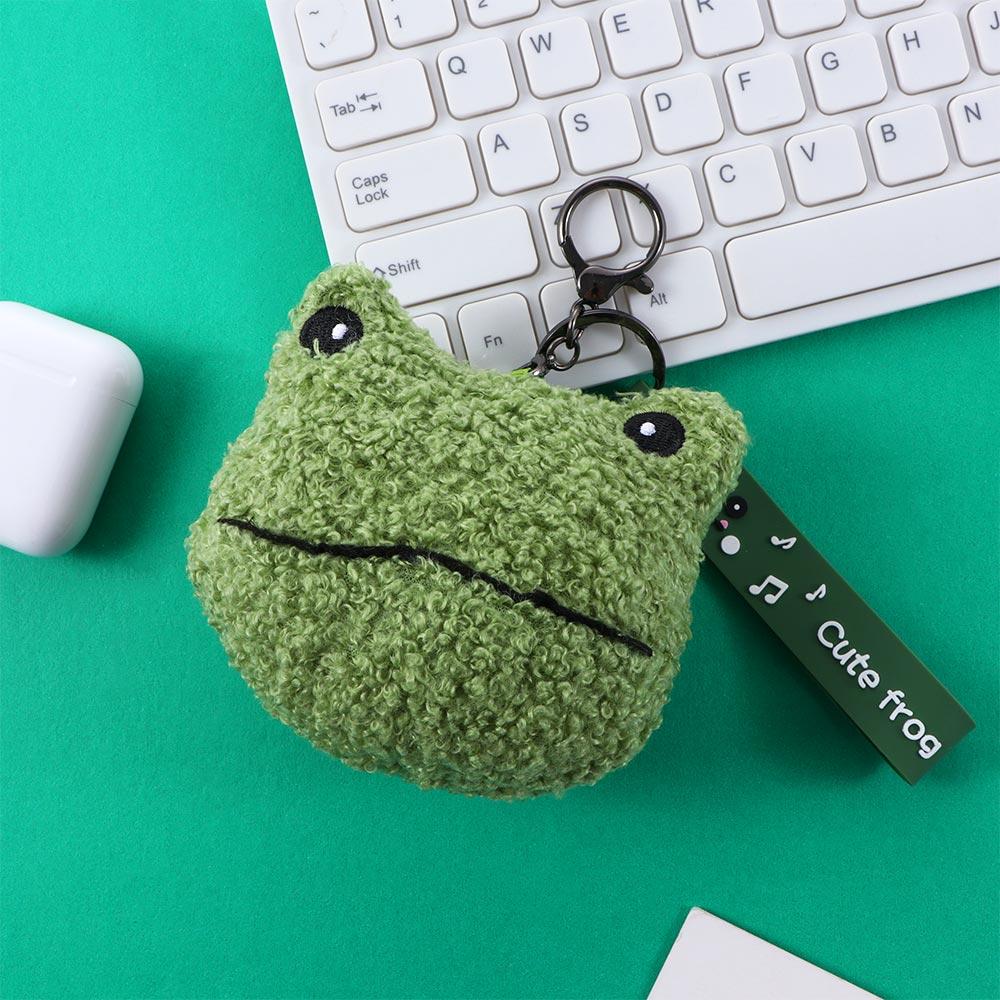 Storage bag Couple Gift Key Charm Mini Wallet Frog Plush Coin Bag Zipper Coin Purses Keychain зелений
Storage bag Couple Gift Key Charm Mini Wallet Frog Plush Coin Bag Zipper Coin Purses Keychain зелений