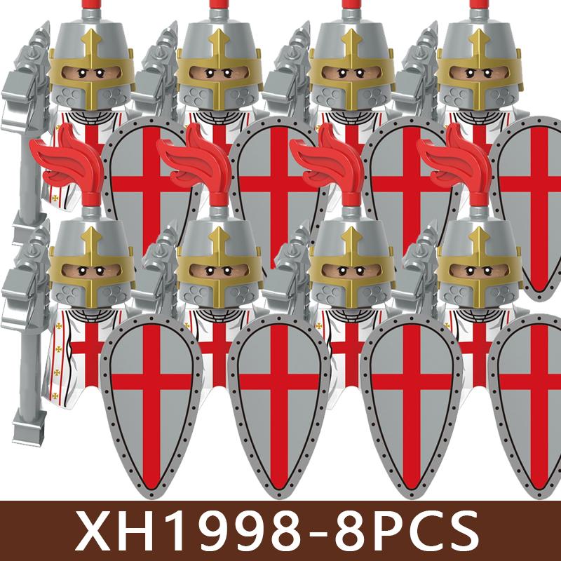 Medieval Roman Soldier Figures Building Blocks MIlitary Castle Warrior Hospital Templar Knight Flag Cloak Accessories Bricks Toy
Medieval Roman Soldier Figures Building Blocks MIlitary Castle Warrior Hospital Templar Knight Flag Cloak Accessories Bricks Toy