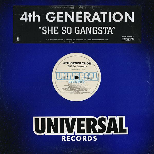 12inch Record 4TH GENERATION - She So Gangsta UNIR209081 Universal Recor 2003 US Rap & Hip-Hop/R&B Used
12inch Record 4TH GENERATION - She So Gangsta UNIR209081 Universal Recor 2003 US Rap & Hip-Hop/R&B Used