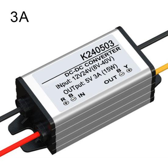 Перетворювач DC-DC 12 В на 5 В Модуль понижуючого регулятора Адаптер блока живлення 3A
Перетворювач DC-DC 12 В на 5 В Модуль понижуючого регулятора Адаптер блока живлення 3A