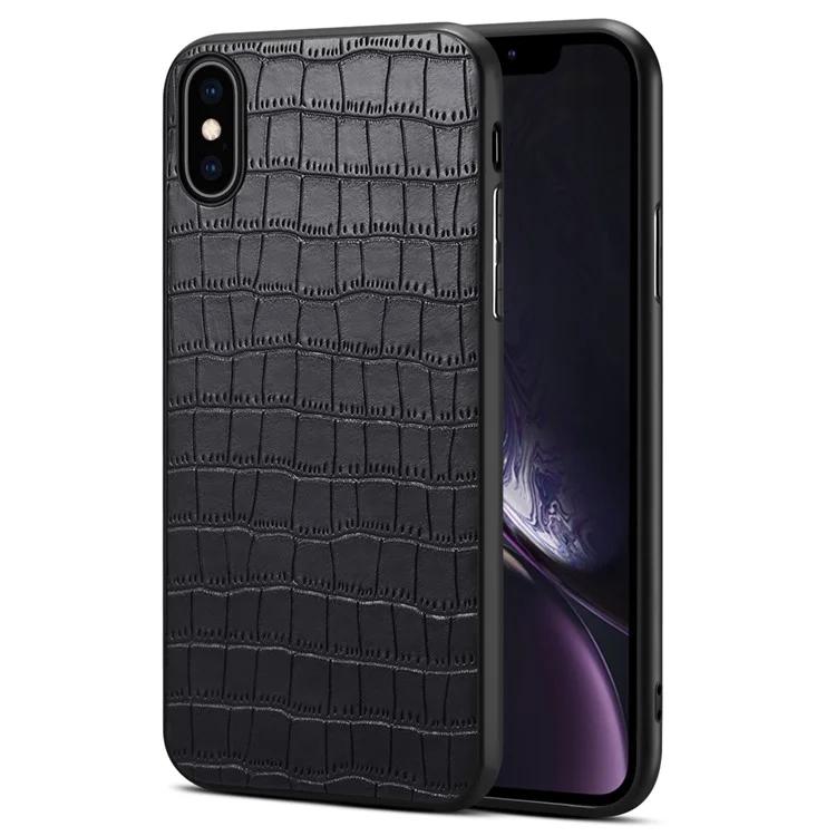 Чехол для мобильного телефона iPhone XS Max из крокодиловой текстурированной искусственной кожи + ПК + ТПУ с защитой от падений
Чехол для мобильного телефона iPhone XS Max из крокодиловой текстурированной искусственной кожи + ПК + ТПУ с защитой от падений