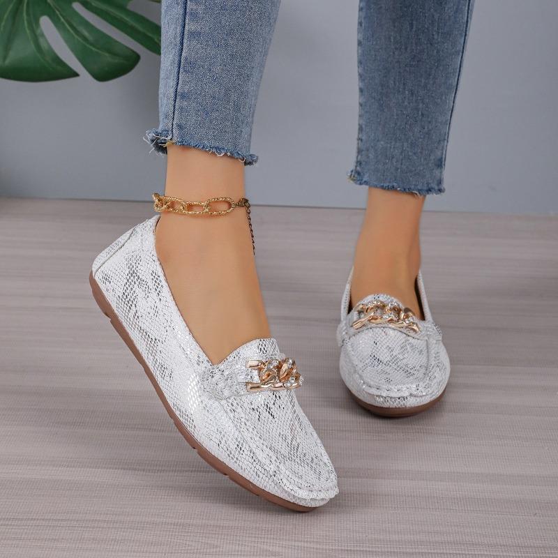 Fashion Fashion Metal Chain Soft Sole Non-slip Single Shoes Autumn New Round Toe Deep Slip Rhinestone Low Top Flats 43 серебряный
Fashion Fashion Metal Chain Soft Sole Non-slip Single Shoes Autumn New Round Toe Deep Slip Rhinestone Low Top Flats 43 серебряный