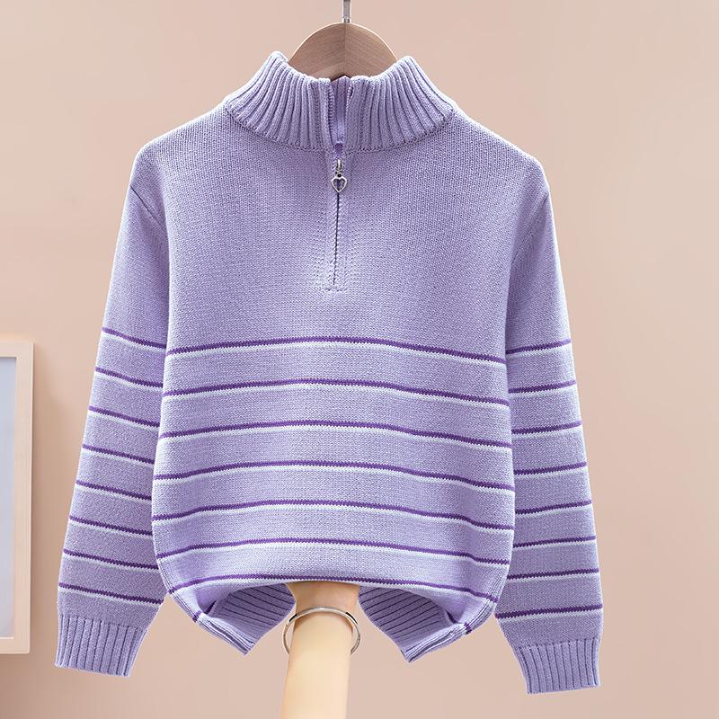 Девочки Полосатый Хлопковый Свитер на Молнии до Половины для Весны, Осени и Зимы 130 cm
Девочки Полосатый Хлопковый Свитер на Молнии до Половины для Весны, Осени и Зимы 130 cm
