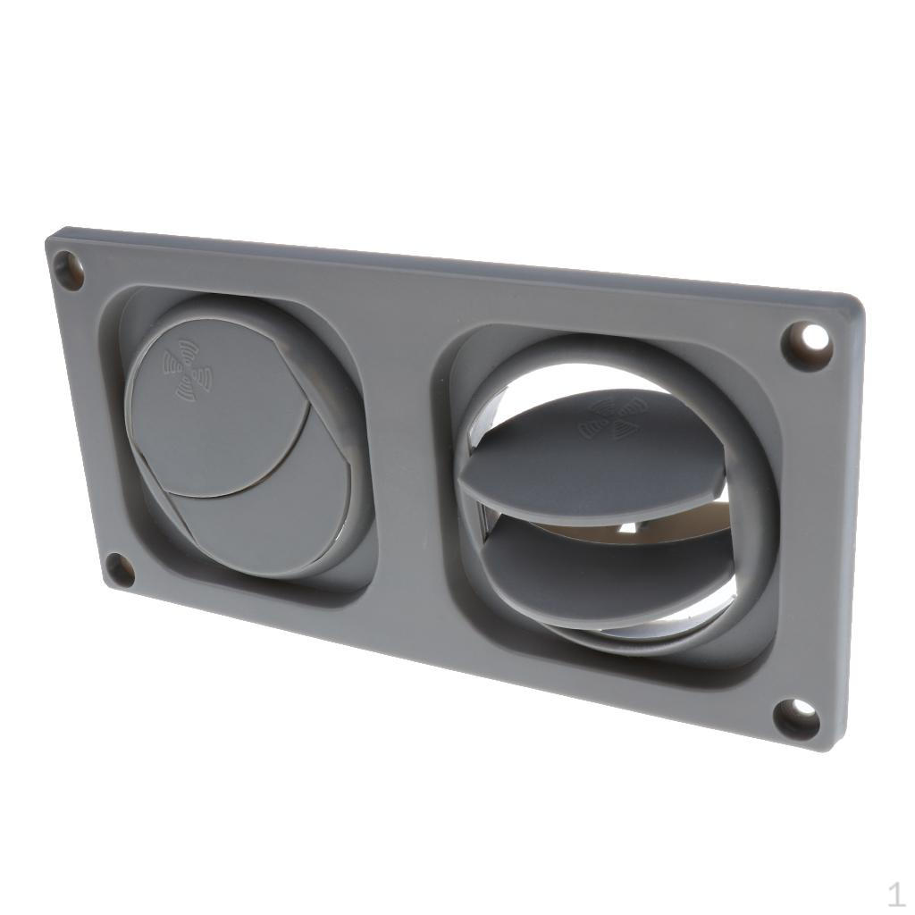 Grille A / C Louvers Rotating Round Universal Car RV сірий колір
Grille A / C Louvers Rotating Round Universal Car RV сірий колір