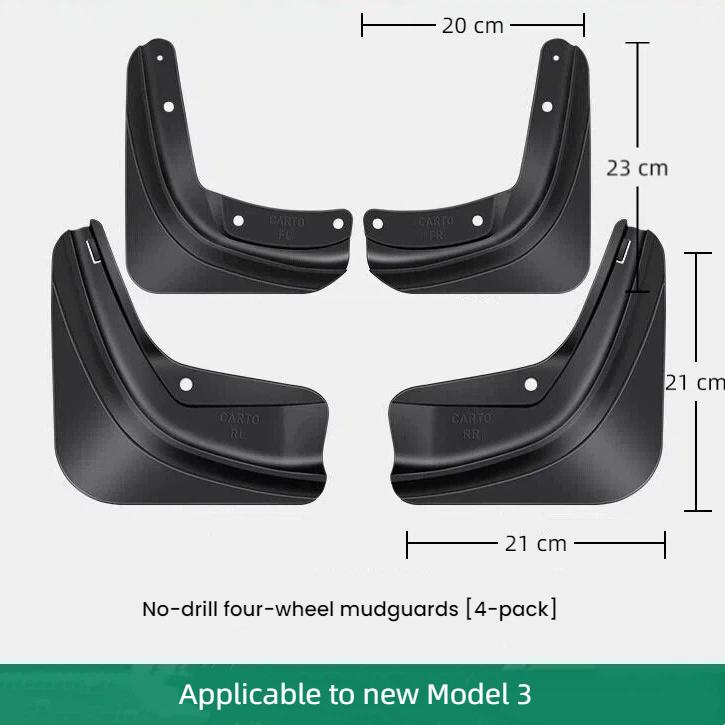 Mud Flaps for Model Y Model 3 Model YL Stay Clean Protect Paint Military Grade All Weather Splash Guards No Drilling Required Model 3 2024-2026
Mud Flaps for Model Y Model 3 Model YL Stay Clean Protect Paint Military Grade All Weather Splash Guards No Drilling Required Model 3 2024-2026