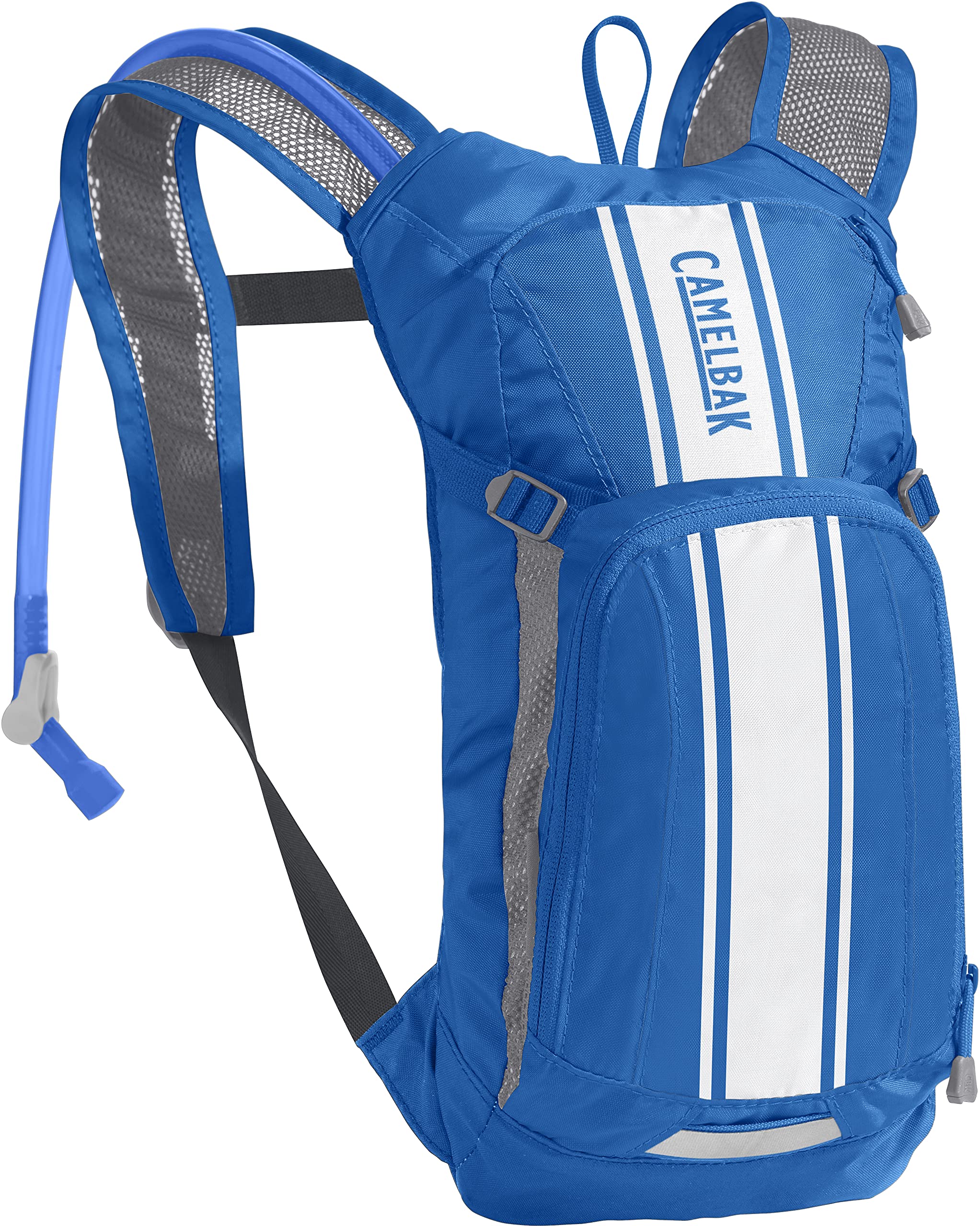 Camelback Bicycle Hydration Bag, Lapis Lazuli BlueWhite Stripe, 1.5L, MINI M.U.L.E., for Kids
Camelback Bicycle Hydration Bag, Lapis Lazuli BlueWhite Stripe, 1.5L, MINI M.U.L.E., for Kids
