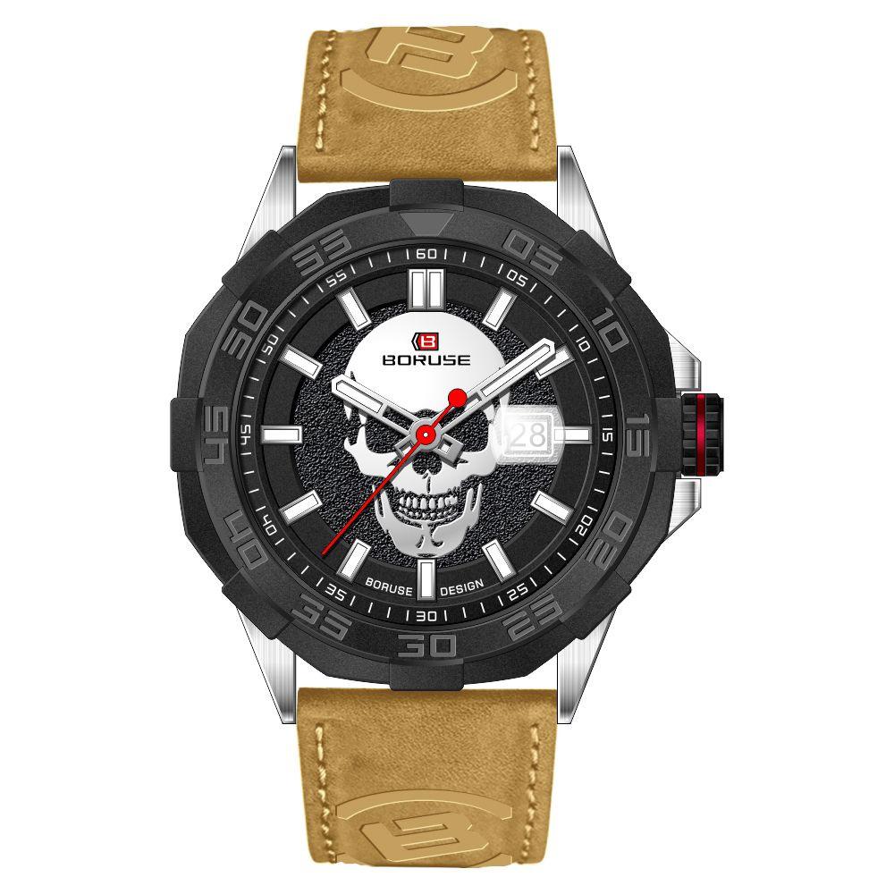 Boruse Explosive Men S Watch Sports Waterproof Luminous Leather Calendar Multifunctional Quartz Watch
Boruse Explosive Men S Watch Sports Waterproof Luminous Leather Calendar Multifunctional Quartz Watch