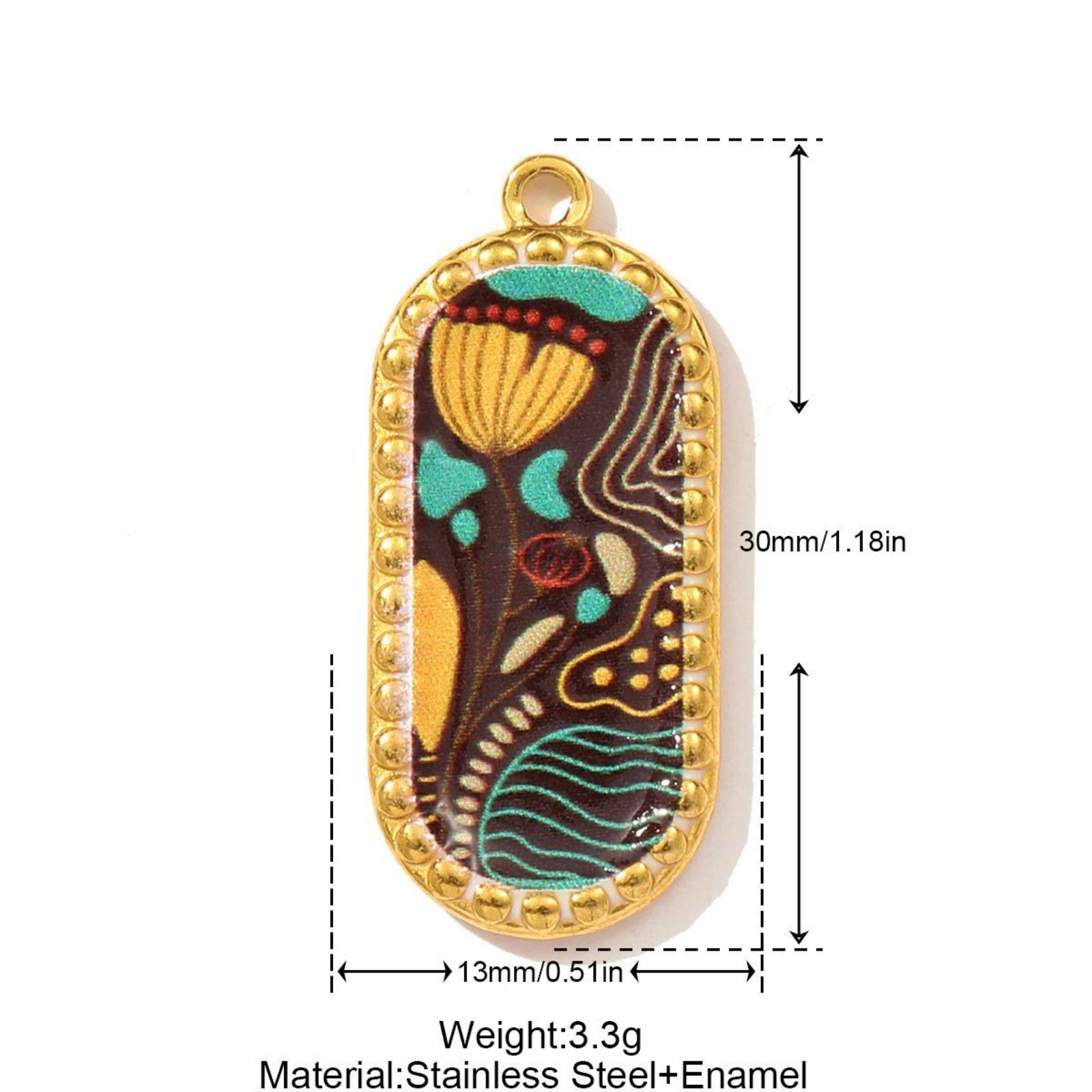 1 Piece 304 Stainless Steel Charms 18K Gold Plated Multicolor Square Pear Blueberry Oval Flowers Dragonfly Pendants Necklace DIY
1 Piece 304 Stainless Steel Charms 18K Gold Plated Multicolor Square Pear Blueberry Oval Flowers Dragonfly Pendants Necklace DIY