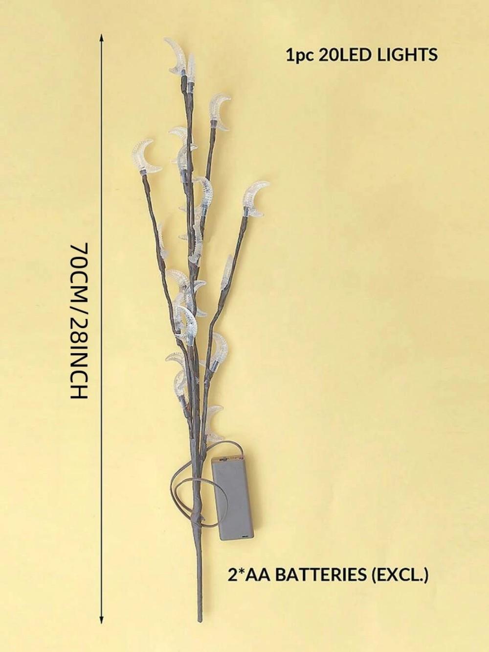1PC 20LED star moon branch light,powered by 2AA batteries(excl),used for wedding,indoor,courtyard,party and Ramadan decoration 1PC 20LED
1PC 20LED star moon branch light,powered by 2AA batteries(excl),used for wedding,indoor,courtyard,party and Ramadan decoration 1PC 20LED