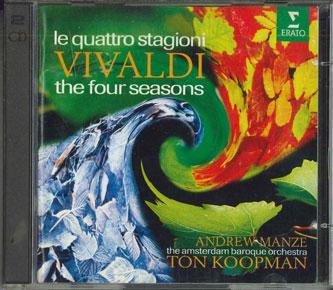 CD KOOPMAN (TON), VIVALDI, AMSTERDAM B - Vivaldi: The Four Seasons WPCS4862 ERATO Japan Classical Used
CD KOOPMAN (TON), VIVALDI, AMSTERDAM B - Vivaldi: The Four Seasons WPCS4862 ERATO Japan Classical Used