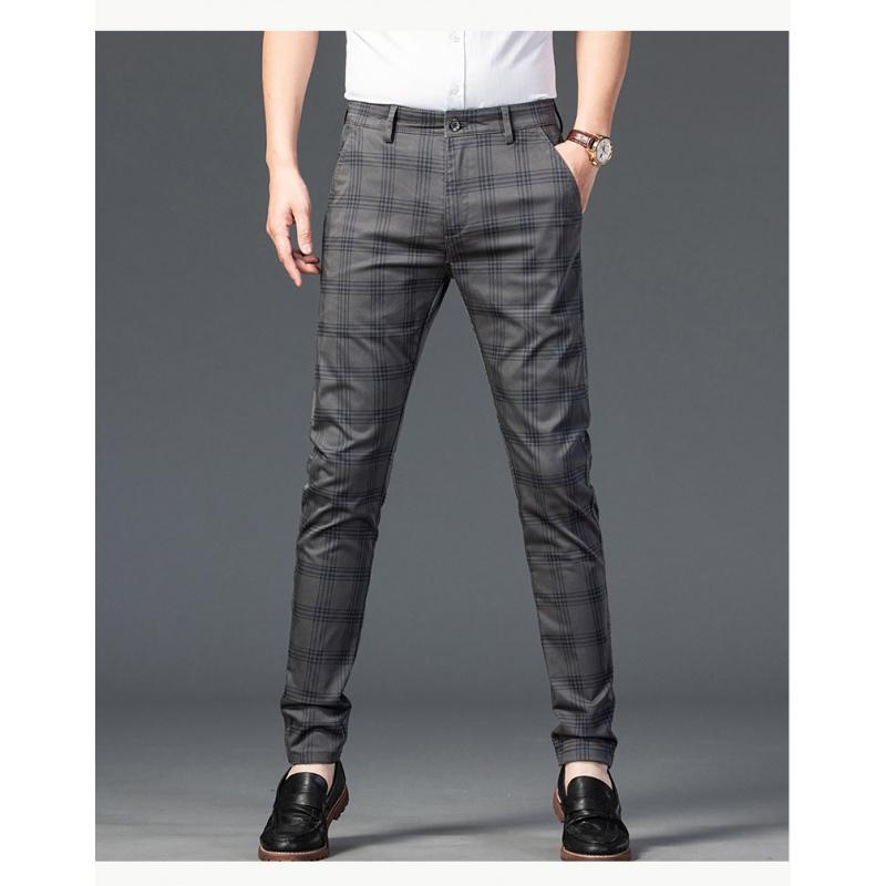 Men S Casual Pants Men S Plaid Stretch Slim-Fit Business Straight-Leg Pants Youth Fashion Trendy Men S Pants 38 темно-сірий
Men S Casual Pants Men S Plaid Stretch Slim-Fit Business Straight-Leg Pants Youth Fashion Trendy Men S Pants 38 темно-сірий