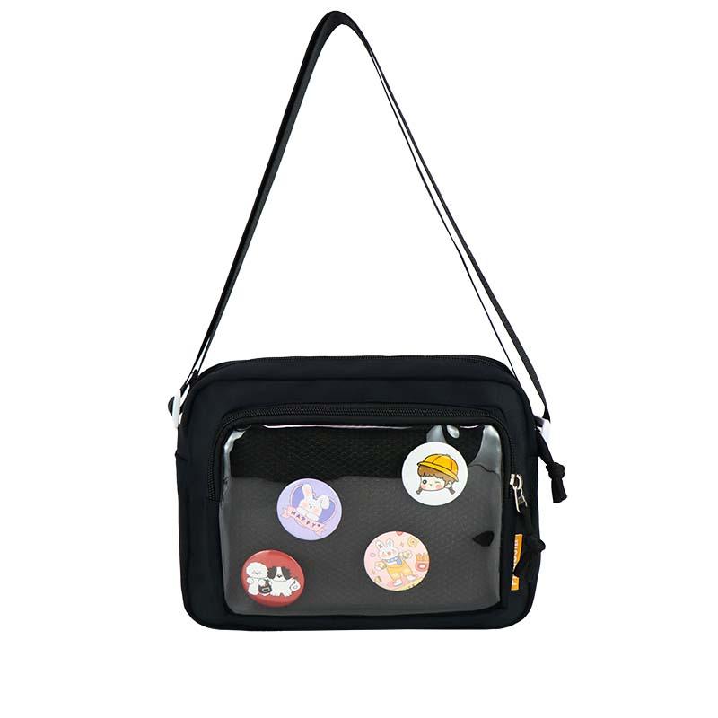 Fashion Japanese Anime Aesthetic Ita Bag Casual Small Messenger Bag for Students Versatile Crossbody Itabag Pin Display Purse чёрный
Fashion Japanese Anime Aesthetic Ita Bag Casual Small Messenger Bag for Students Versatile Crossbody Itabag Pin Display Purse чёрный