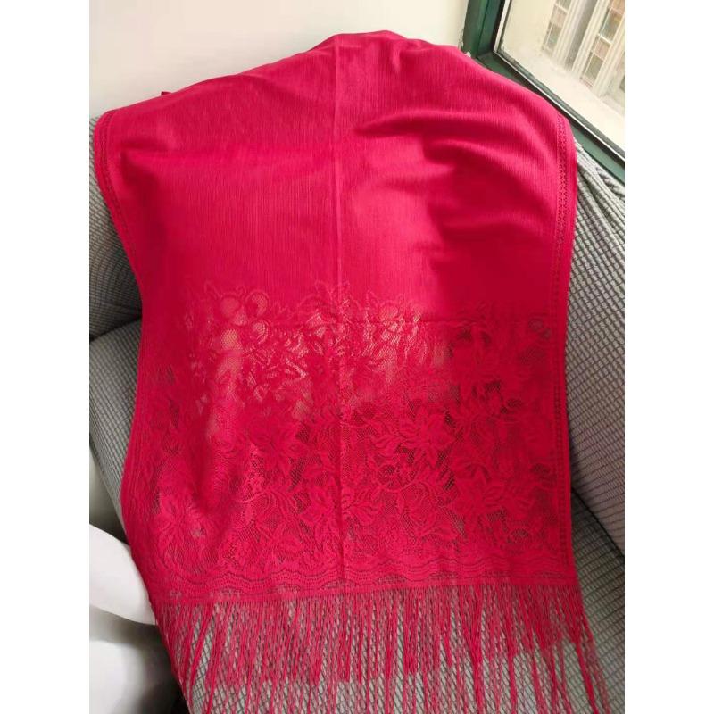 Ladies Sweet Lace Shawl 2025 New Bride Bridesmaid Cheongsam Dress Shawl Daily Casual Dinner Scarf Dual-purpose for Women красный
Ladies Sweet Lace Shawl 2025 New Bride Bridesmaid Cheongsam Dress Shawl Daily Casual Dinner Scarf Dual-purpose for Women красный