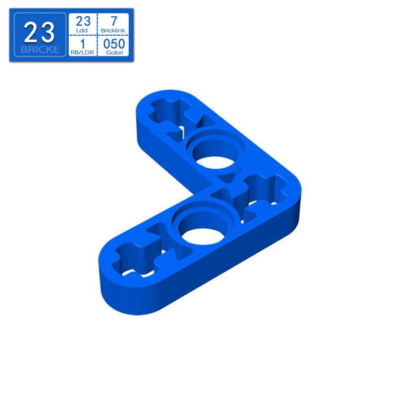 BRICKE 3x3 L-Shaped Thin Arm with Axle Hole, Compatible with Lego 32056 MOC Building Blocks. Piece синий
BRICKE 3x3 L-Shaped Thin Arm with Axle Hole, Compatible with Lego 32056 MOC Building Blocks. Piece синий