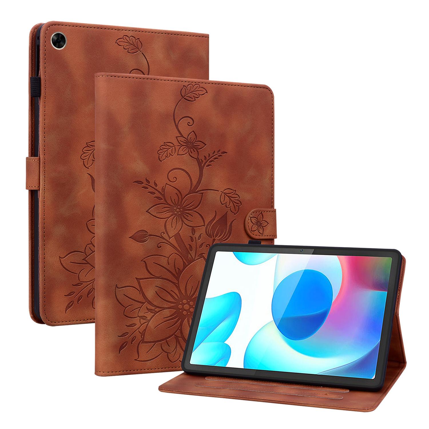 Для Realme Pad Mini (Модели RMP2105, RMP2106) Чехол для планшета из искусственной кожи с изысканным цветочным тиснением Realme Pad Mini коричневый
Для Realme Pad Mini (Модели RMP2105, RMP2106) Чехол для планшета из искусственной кожи с изысканным цветочным тиснением Realme Pad Mini коричневый
