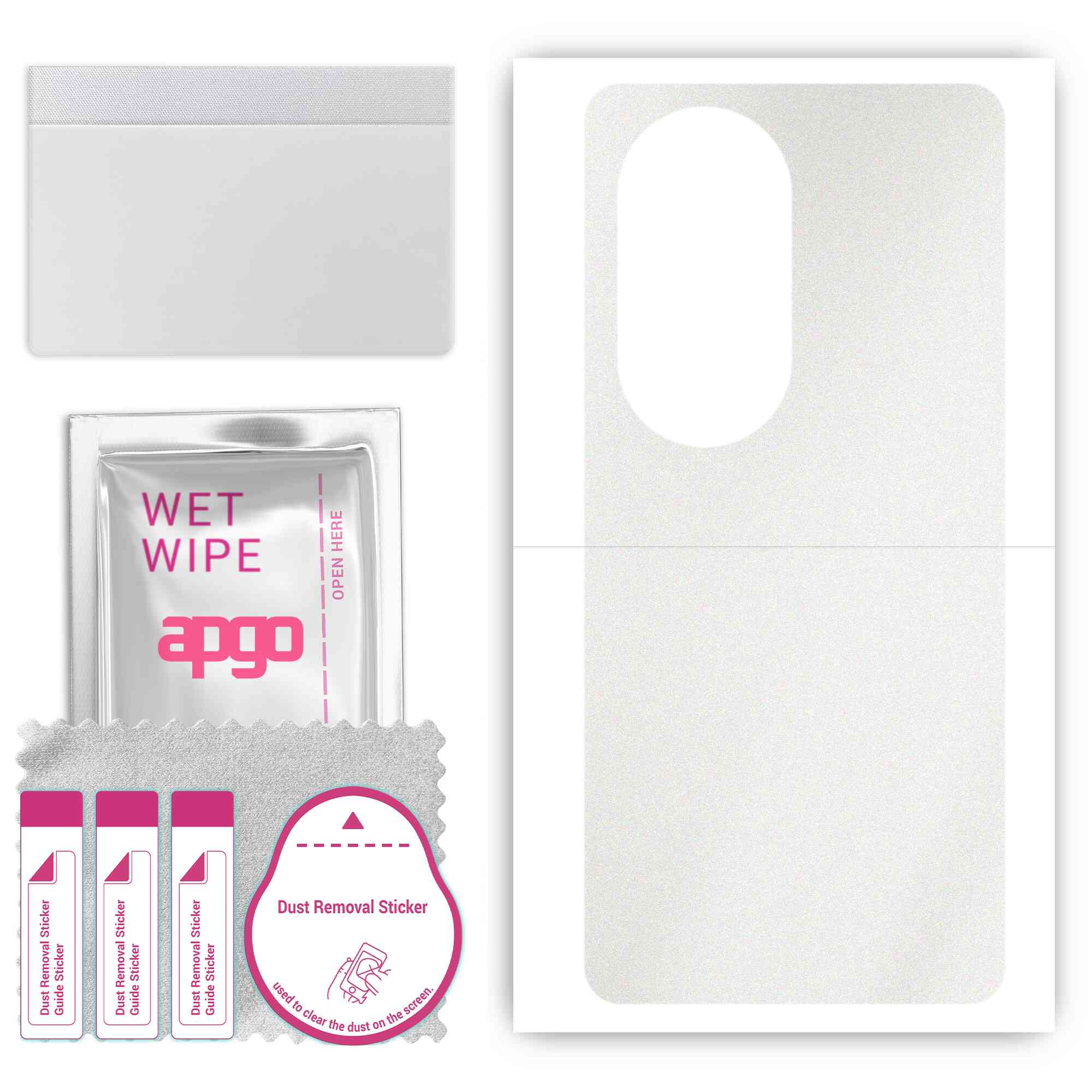 apgo Protective Skin Sticker for the back compatible with Huawei P50, Wrap Film, Foil, Vinyl - Pattern Matte Transparent
apgo Protective Skin Sticker for the back compatible with Huawei P50, Wrap Film, Foil, Vinyl - Pattern Matte Transparent