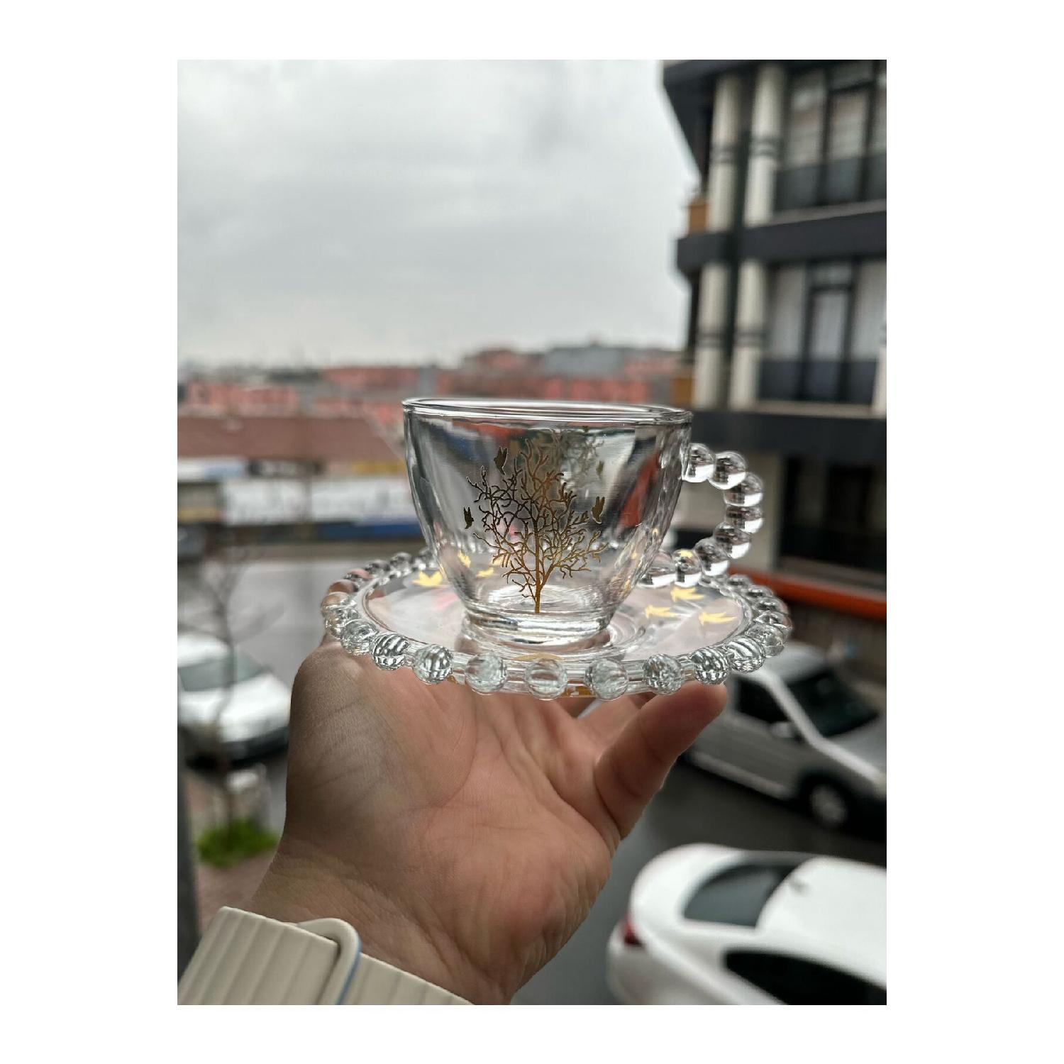 Набор из 12 кофейных чашек с позолоченными бусинами и ручками8 чистый
Набор из 12 кофейных чашек с позолоченными бусинами и ручками8 чистый