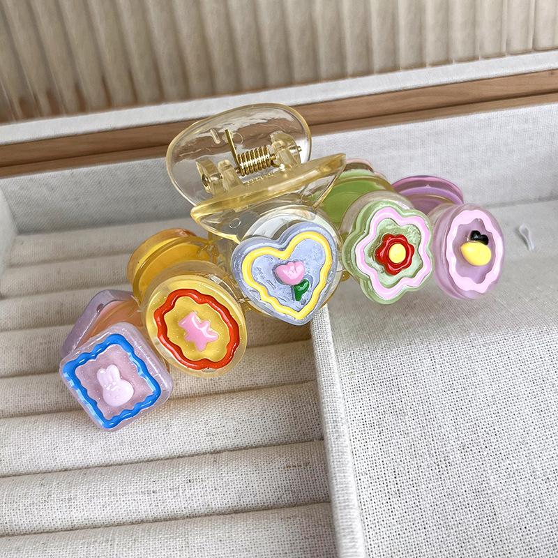 Заколка в виде желе с цветком. Большая милая заколка для волос на затылке. Зажим в форме акулы. Милый зажим для головного убора.
Заколка в виде желе с цветком. Большая милая заколка для волос на затылке. Зажим в форме акулы. Милый зажим для головного убора.