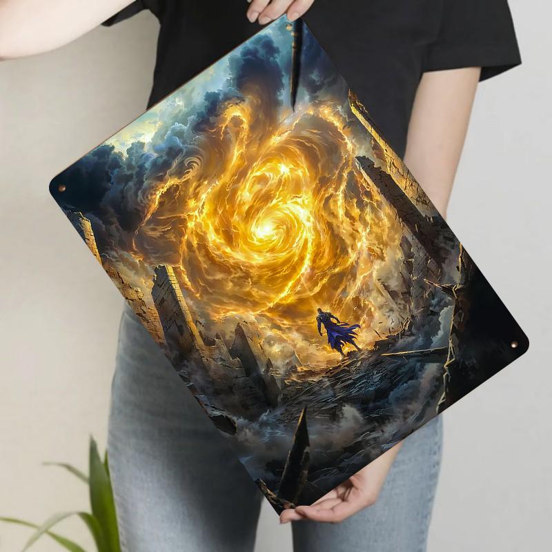 Epic Magic Ruins Spiral Glowing Landscape Metal Tin Sign Home Decor Wall Art 20x30cm(7.8x11.8inch)
Epic Magic Ruins Spiral Glowing Landscape Metal Tin Sign Home Decor Wall Art 20x30cm(7.8x11.8inch)