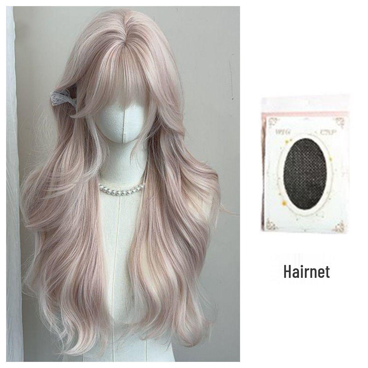 Pink Long Curly Wig for Women with Bangs - Soft Japanese Style, Natural Look, Full Head Cover Cosplay
Pink Long Curly Wig for Women with Bangs - Soft Japanese Style, Natural Look, Full Head Cover Cosplay