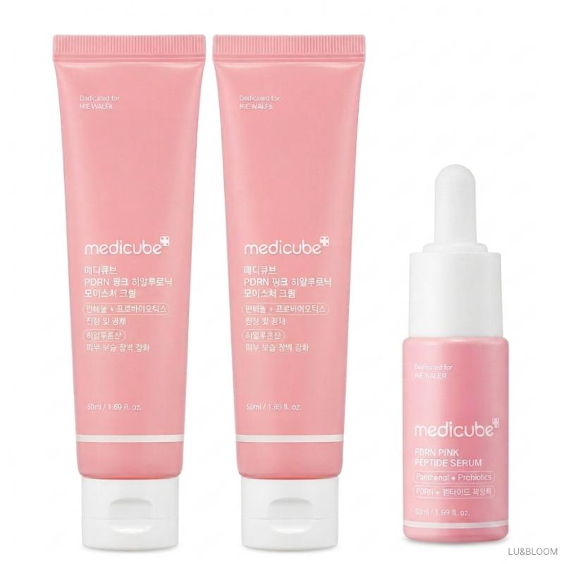 Medicube PDRN Pink Hyaluronic Moisture Cream 50ml + 50ml + PDRN Serum 10ml (Limited Edition)
Medicube PDRN Pink Hyaluronic Moisture Cream 50ml + 50ml + PDRN Serum 10ml (Limited Edition)