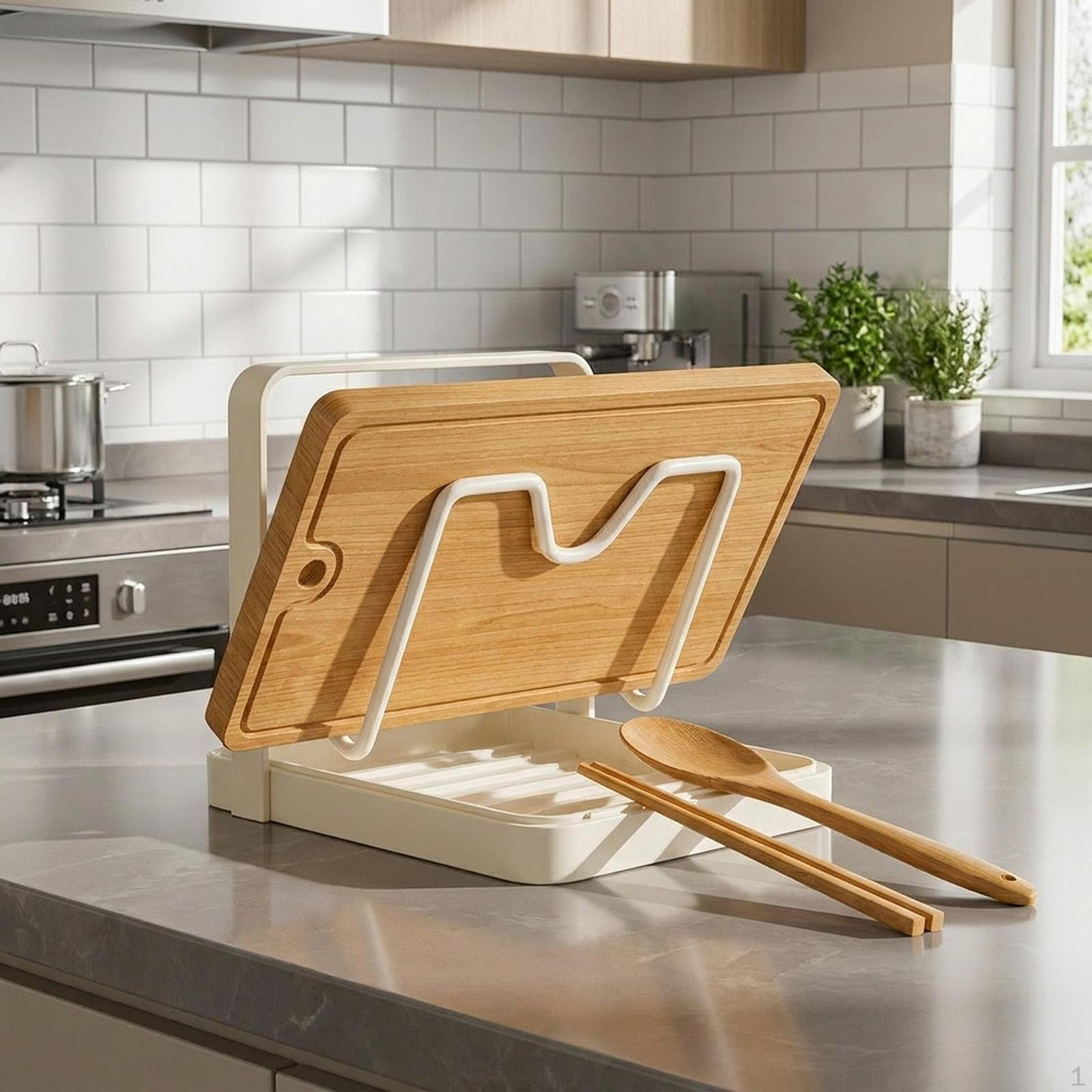 Cutting Board Holder Utensils Cover Rack Multifunctional with Tray Pot Lid for Countertop Single Tier
Cutting Board Holder Utensils Cover Rack Multifunctional with Tray Pot Lid for Countertop Single Tier