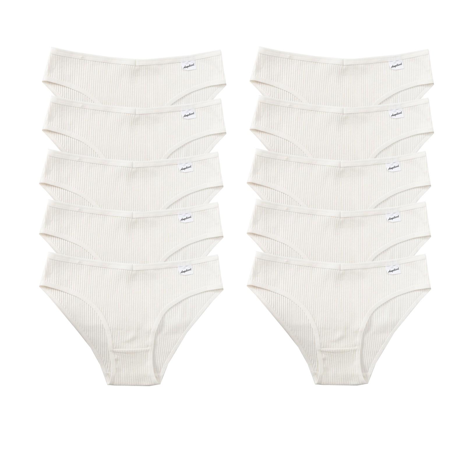 Женское нижнее белье однотонное, со средней талией, дышащее, высокоэластичное, удобное, женские трусы, 10 пар S белый
Женское нижнее белье однотонное, со средней талией, дышащее, высокоэластичное, удобное, женские трусы, 10 пар S белый