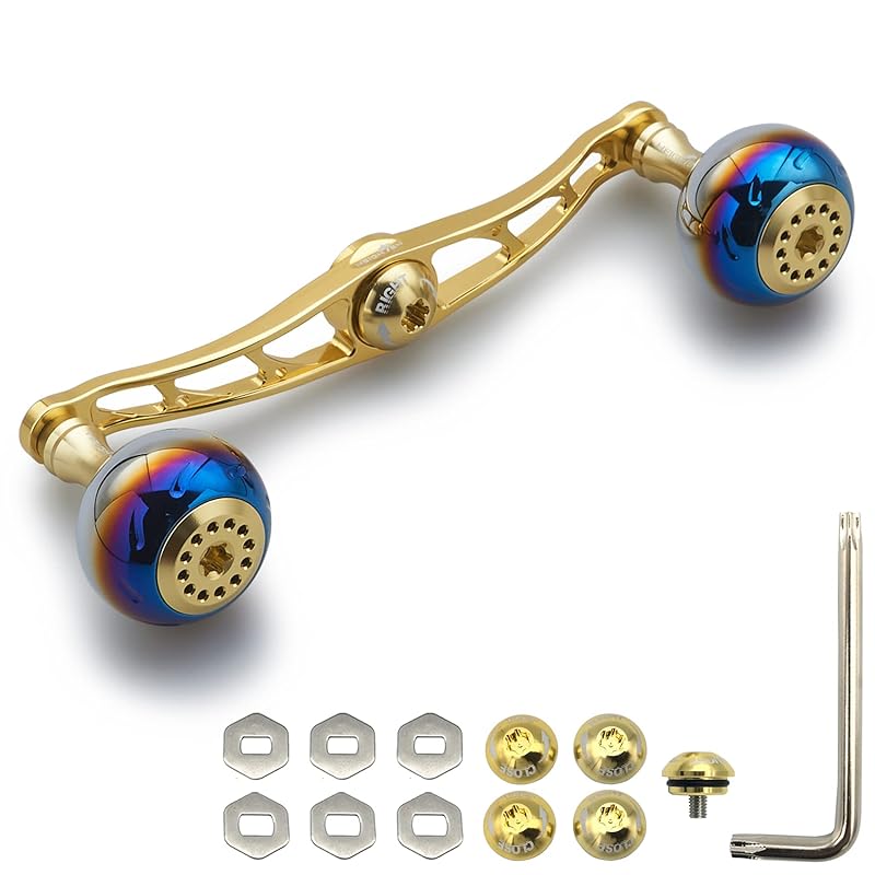 HEIGHTEN 130/120/115mm reel handle shimano daiwa abu garcia common use bait reel for Aurora Series (115mm, gold) (369)
HEIGHTEN 130/120/115mm reel handle shimano daiwa abu garcia common use bait reel for Aurora Series (115mm, gold) (369)